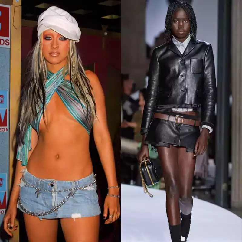 Tendências anos 2000: Mini-saia